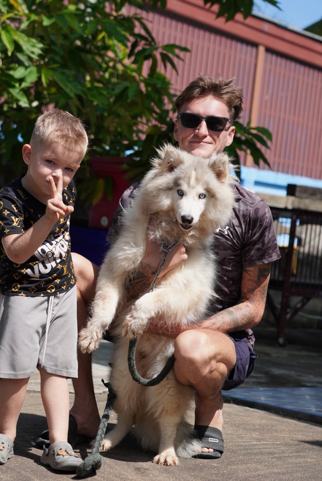 บรรยากาศรับน้องกลับบ้าน — ลูกไซบีเรียนฮัสกี้จากฟาร์มไซบีเรียนชุมพร